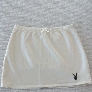 PLAYBOY Women's White Skirt